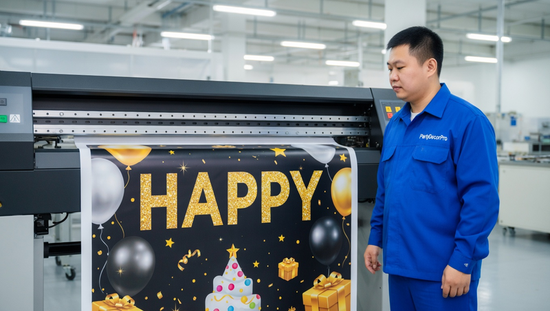 birthday banner Manufacturing Process 