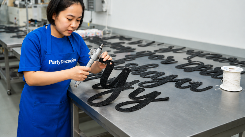 birthday banner happy birthday Manufacturing Process 