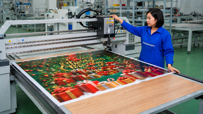 christmas background banner Manufacturing Process 