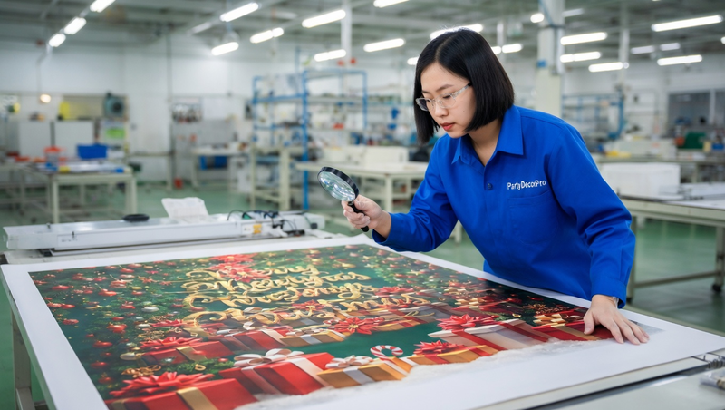 christmas background banner Manufacturing Process 