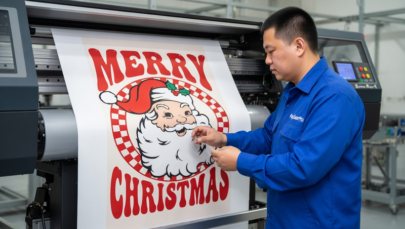christmas banner Manufacturing Process 