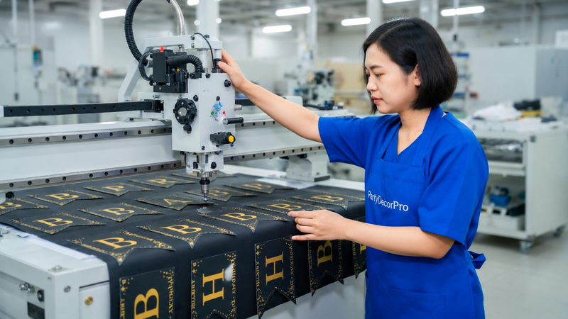 custom birthday banner Manufacturing Process 