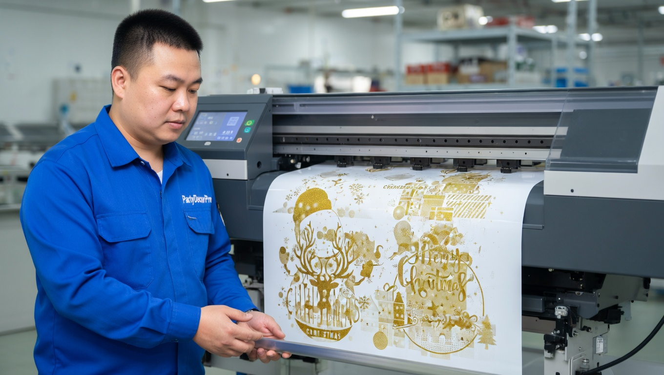 custom window cling Manufacturing Process 