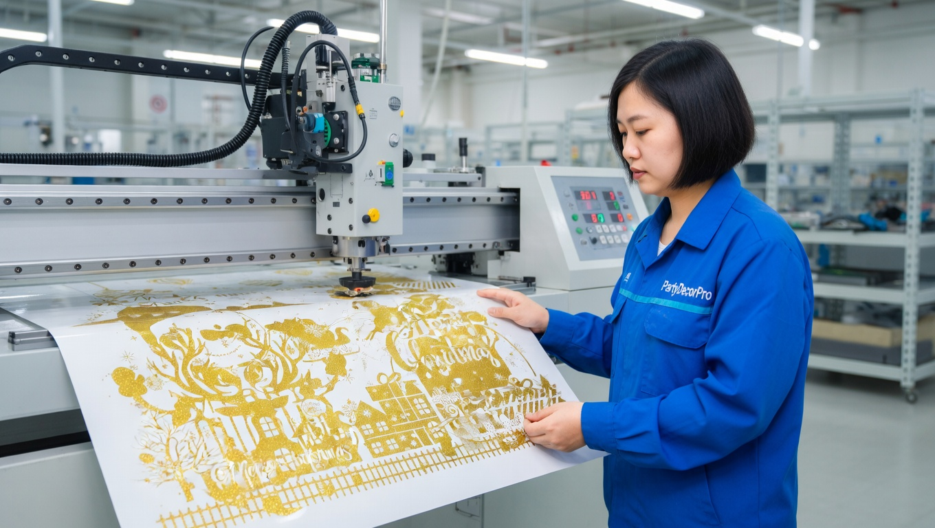 custom window cling Manufacturing Process 