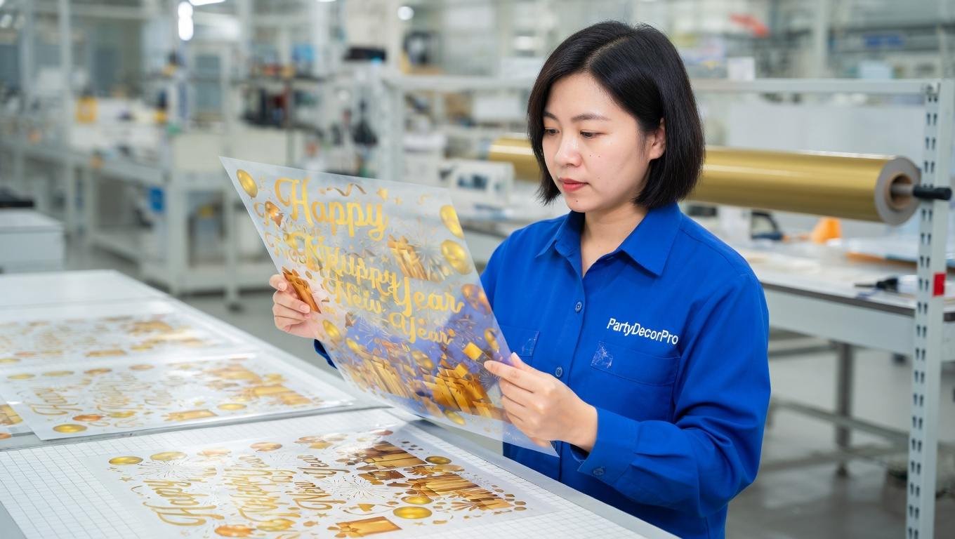 custom window clings Manufacturing Process 