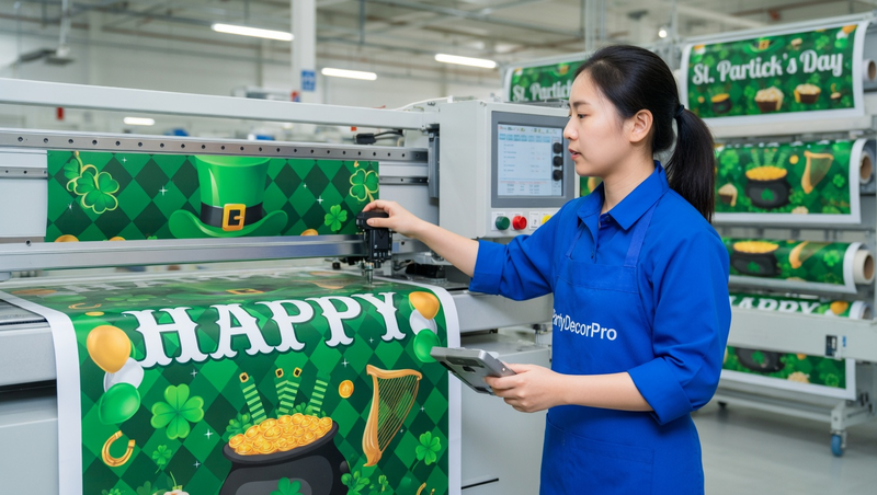 customizable banner Manufacturing Process 