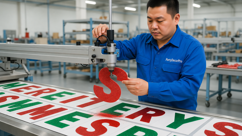 decorative banner Manufacturing Process 