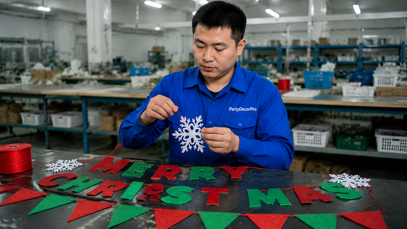 decorative banner Manufacturing Process 