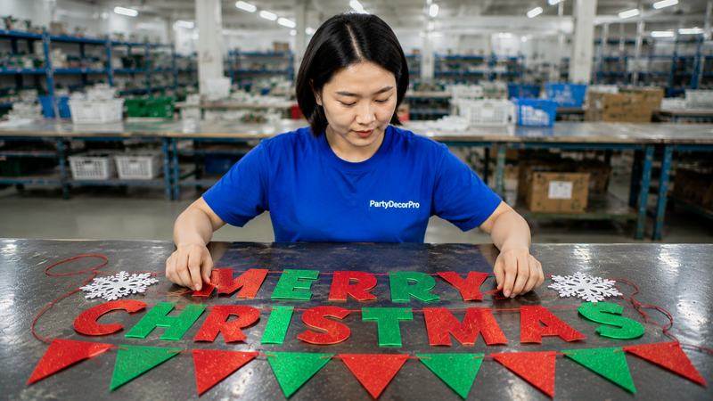 decorative banner Manufacturing Process 