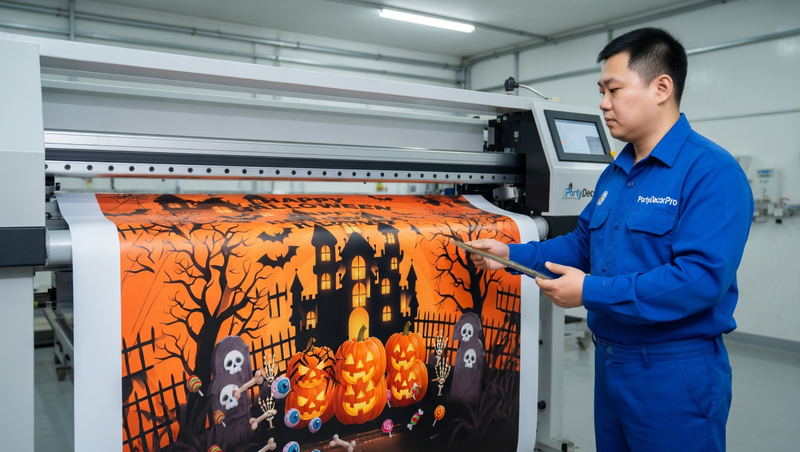 garage banner Manufacturing Process 