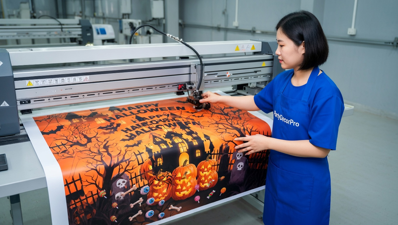 garage banner Manufacturing Process 