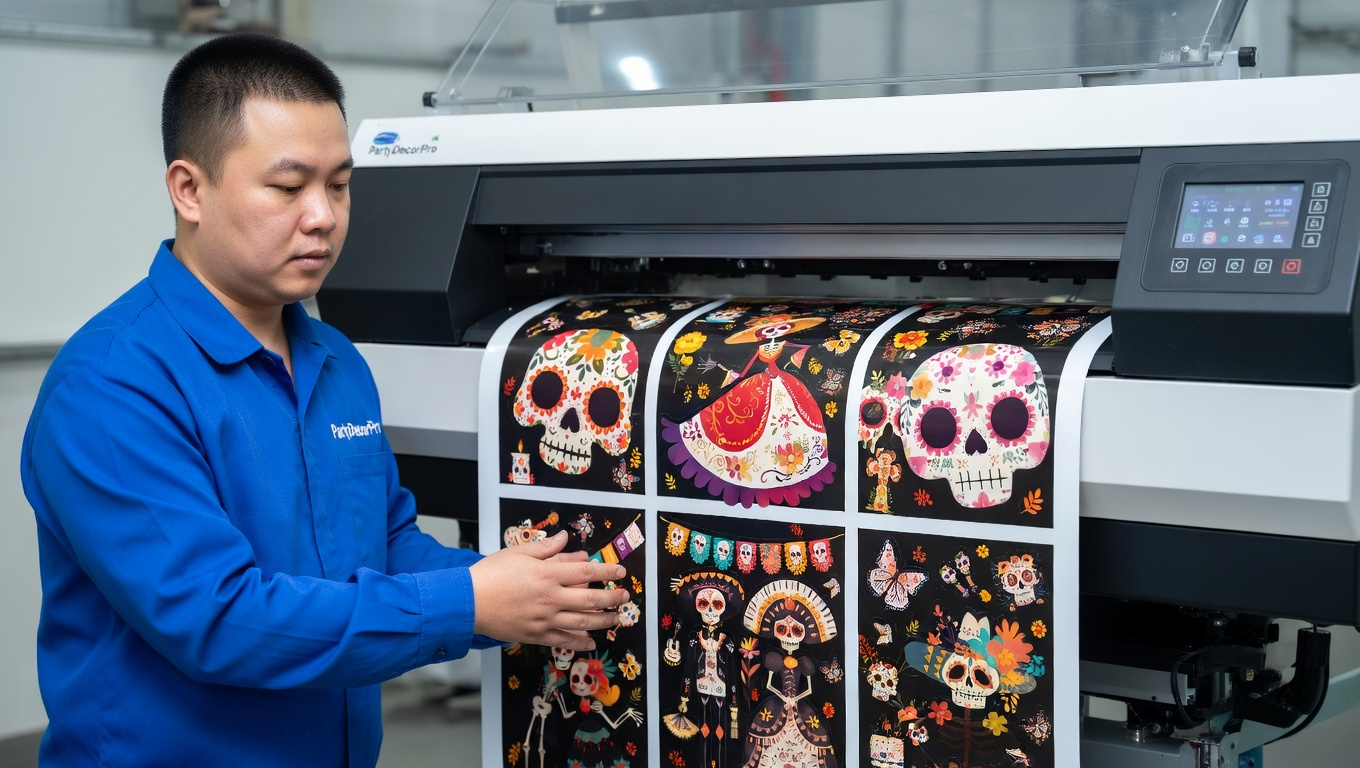 halloween window cling Manufacturing Process