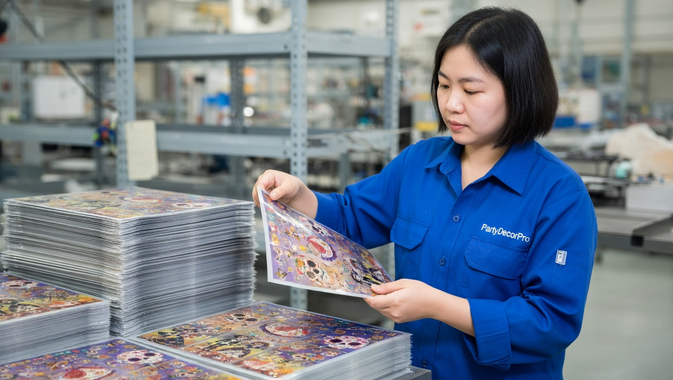 halloween window cling Manufacturing Process