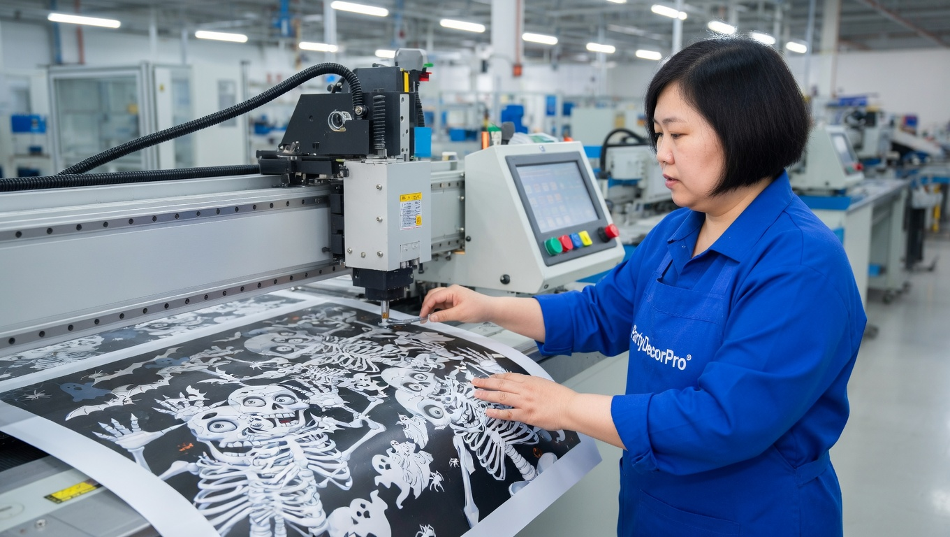 halloween window clings Manufacturing Process