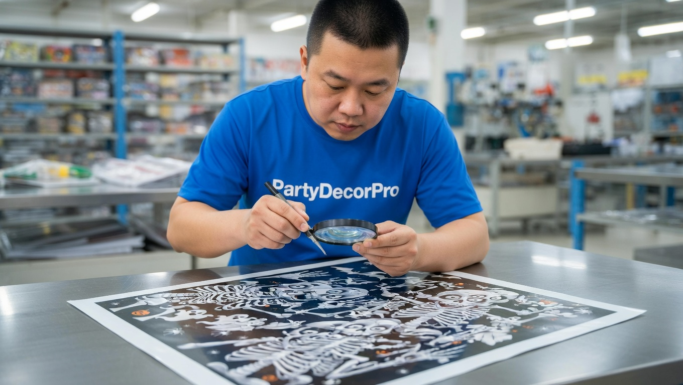 halloween window clings Manufacturing Process