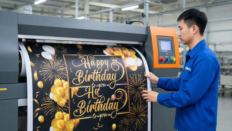 personalized happy birthday banner Manufacturing Process 