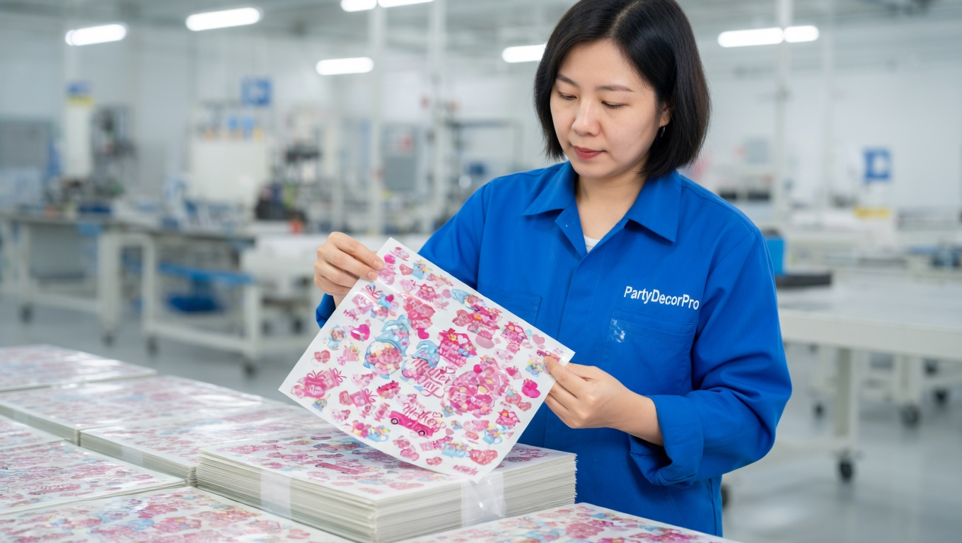 personalized window clings Manufacturing Process 