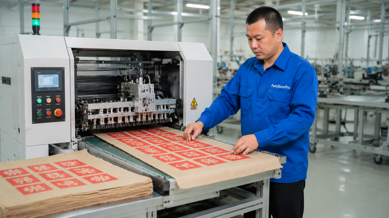 retro banner Manufacturing Process 