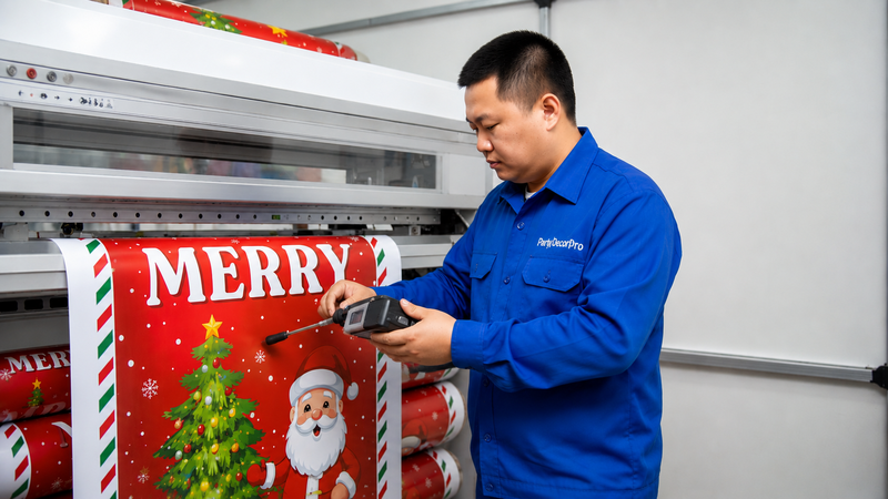 santa banner Manufacturing Process 