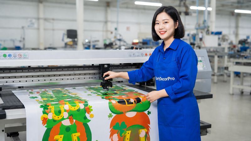 st patrick s day window clings Manufacturing Process 