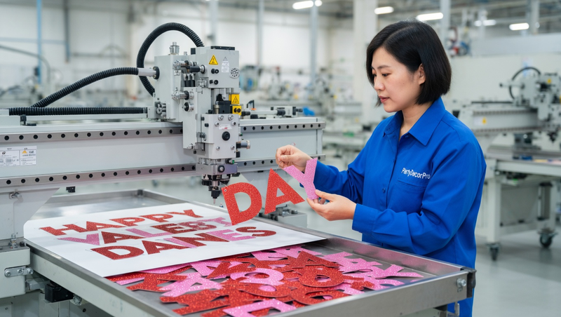 valentine s day banner Manufacturing Process 