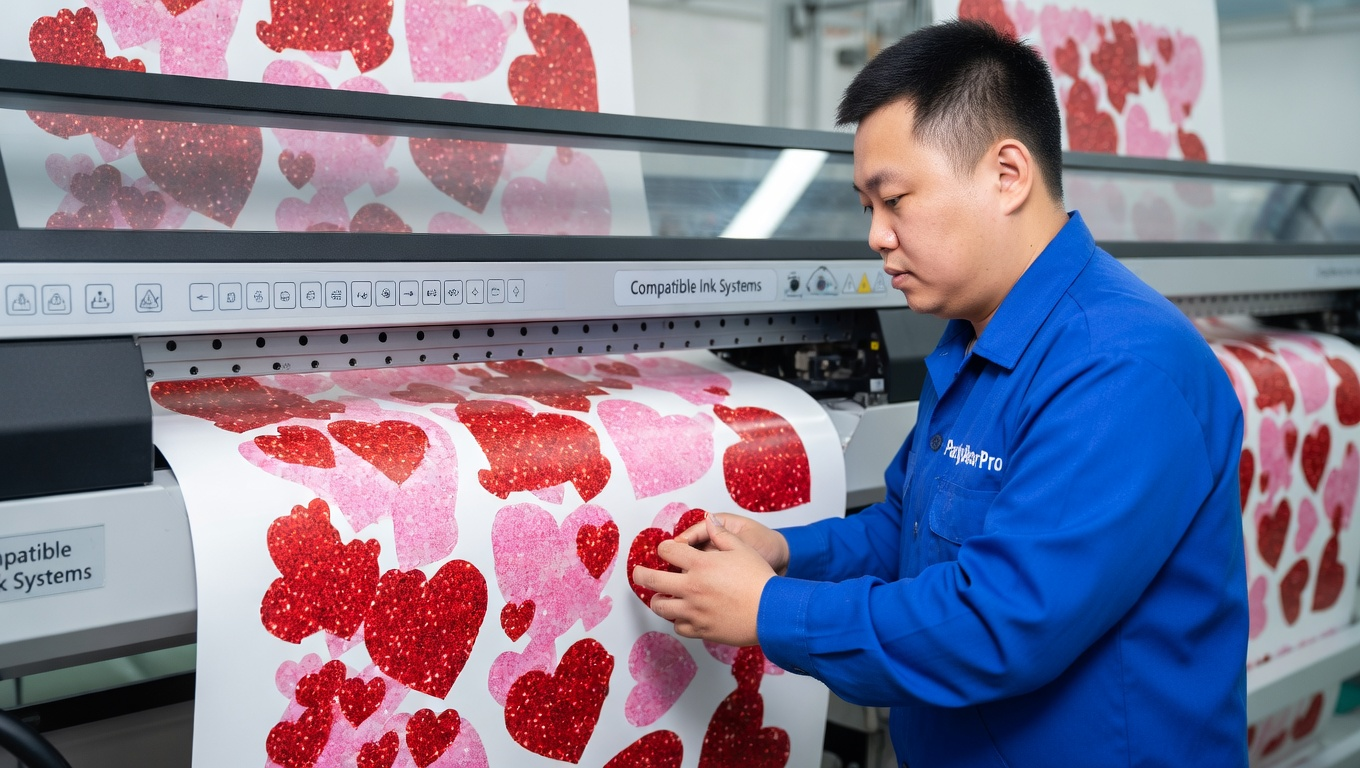 valentine s day window clings Manufacturing Process 