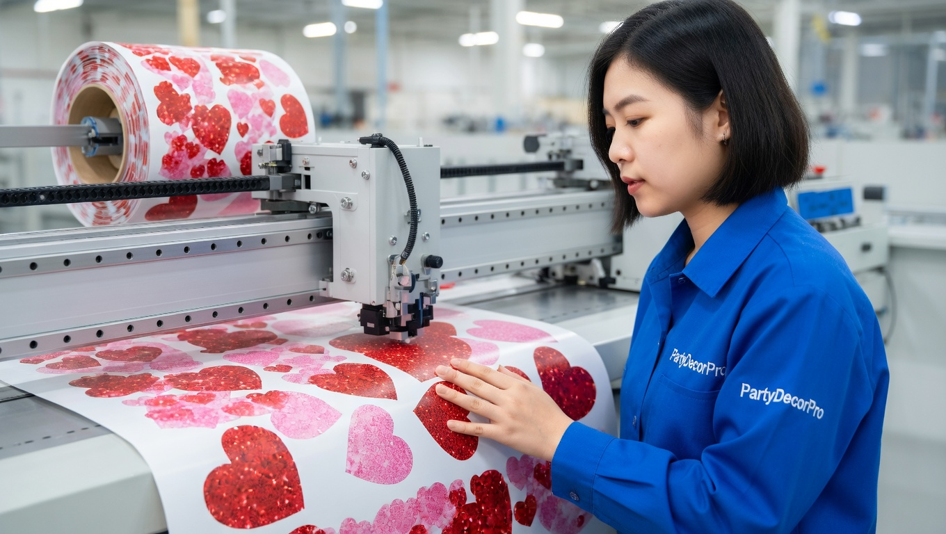 valentine s day window clings Manufacturing Process 