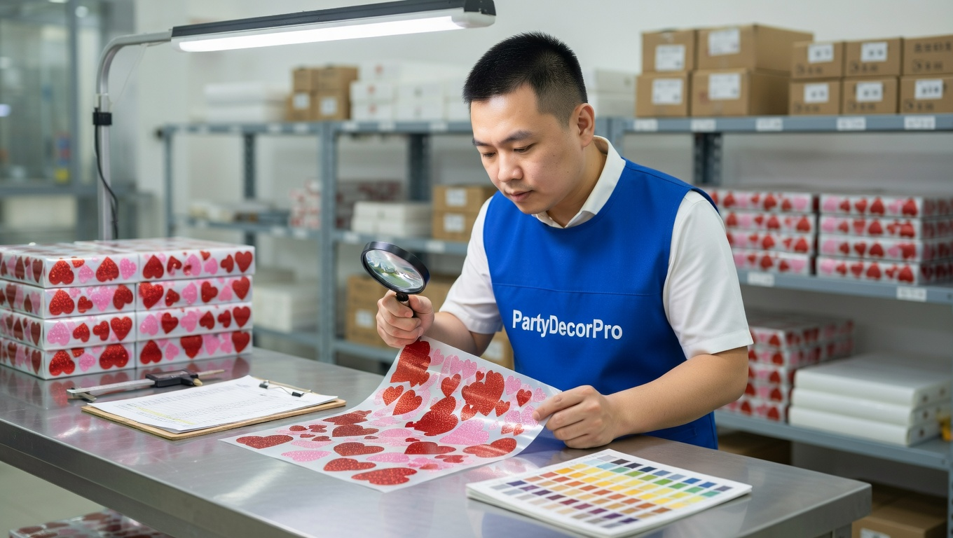 valentine s day window clings Manufacturing Process 