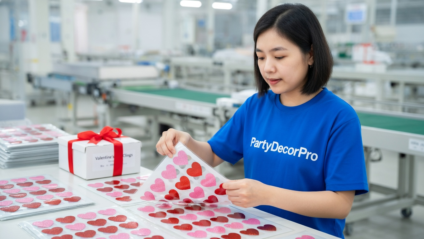 valentine s day window clings Manufacturing Process 