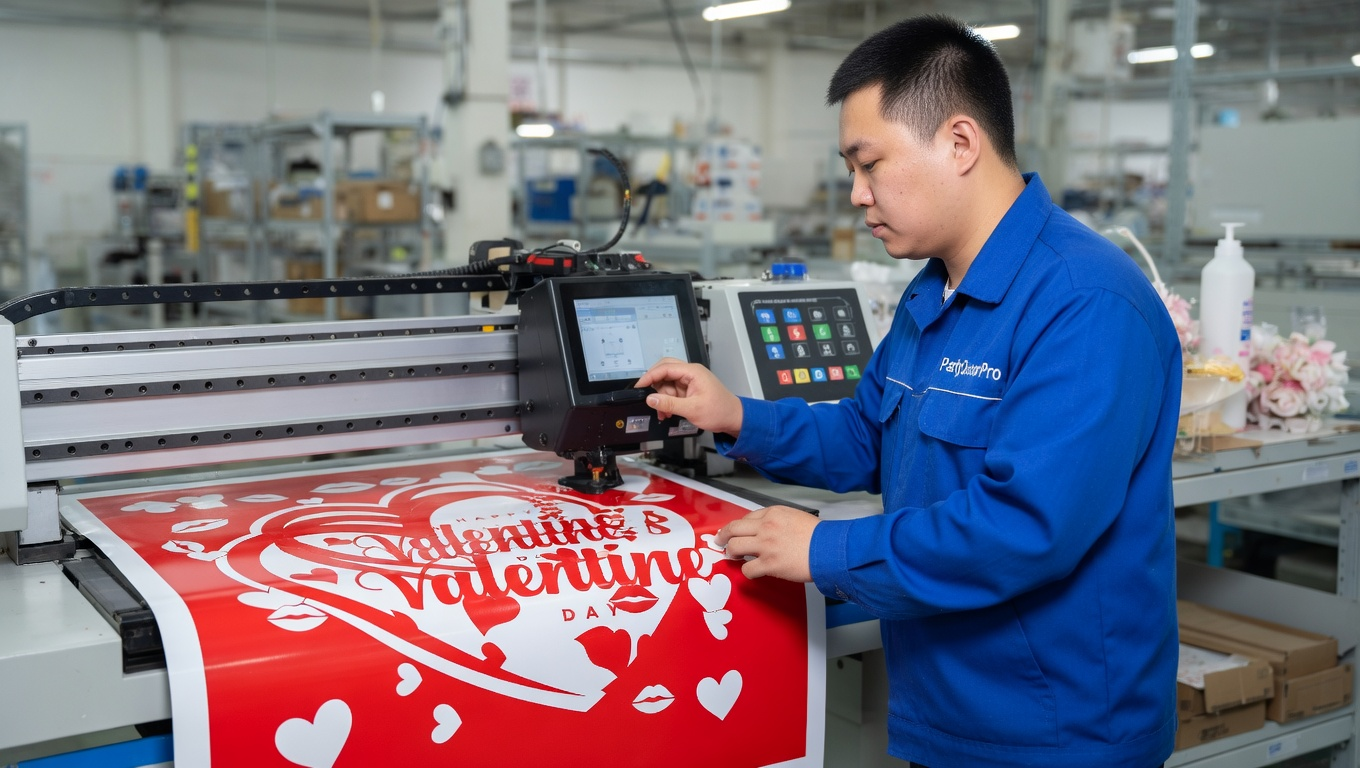 valentine window clings Manufacturing Process 