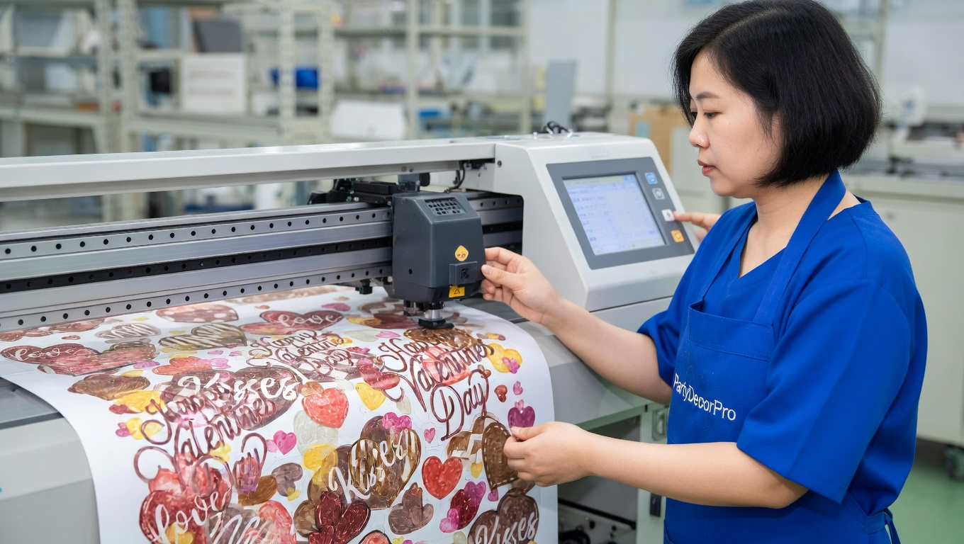 valentines day window clings Manufacturing Process