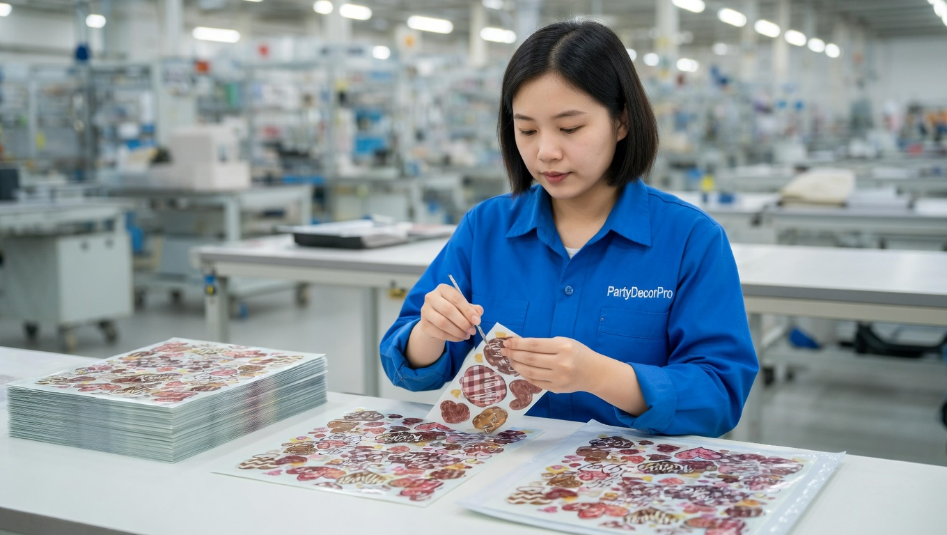 valentines day window clings Manufacturing Process