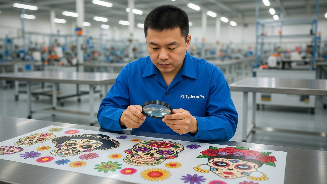 window clings halloween Manufacturing Process