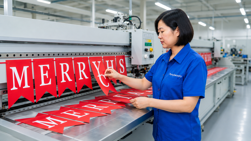 xmas banner Manufacturing Process 