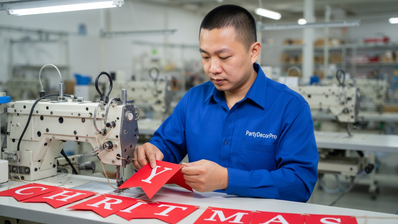 xmas banner Manufacturing Process 