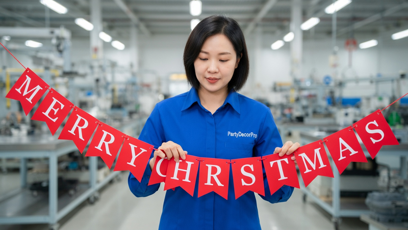 xmas banner Manufacturing Process 