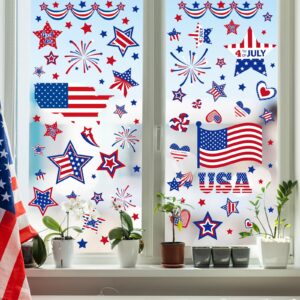 4Th Of July Window Clings