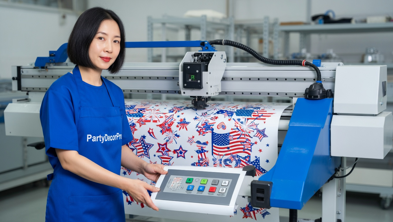 4th of july window clings Manufacturing Process
