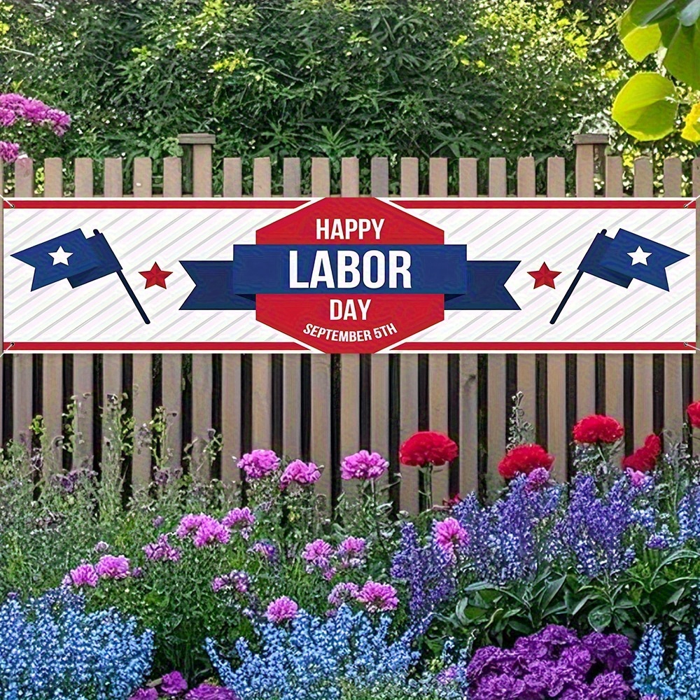 Banner On Fence