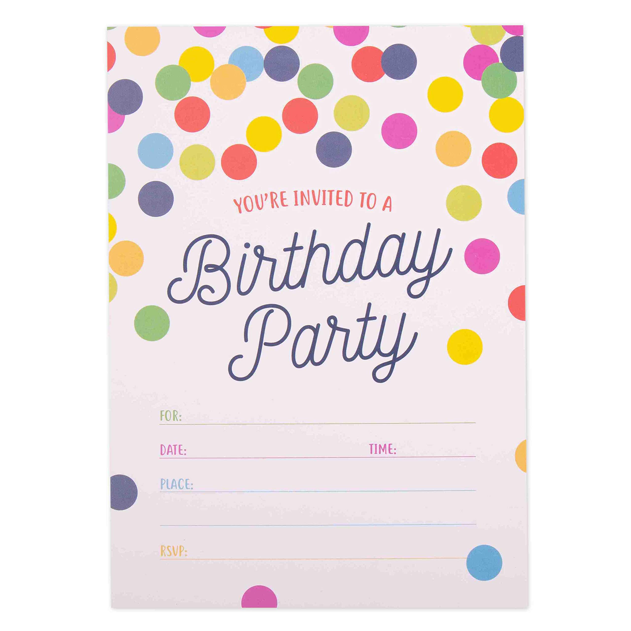 Birthday Invitations