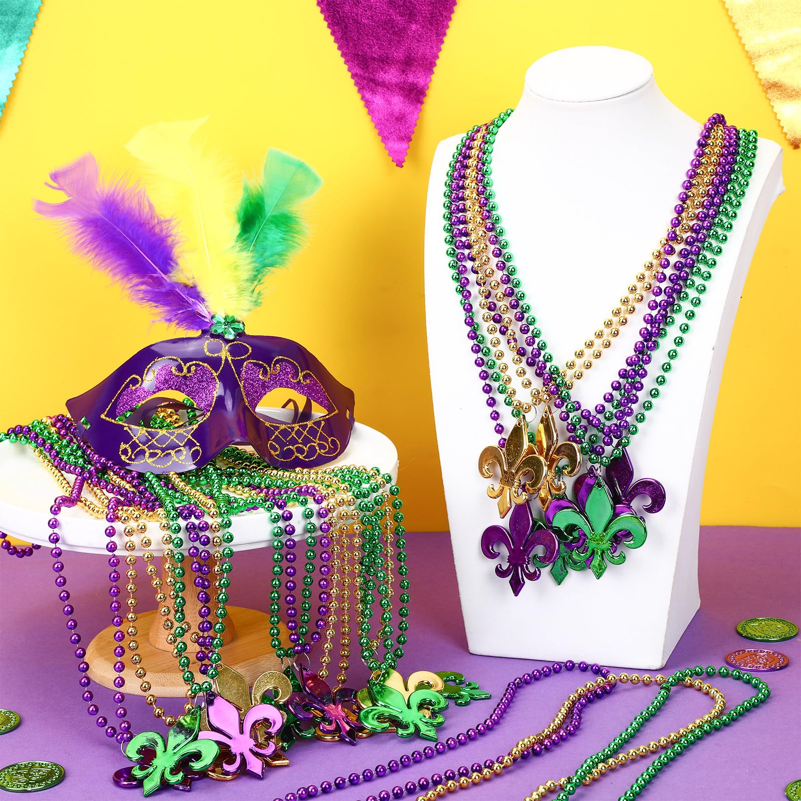 Bulk Mardi Gras Beads