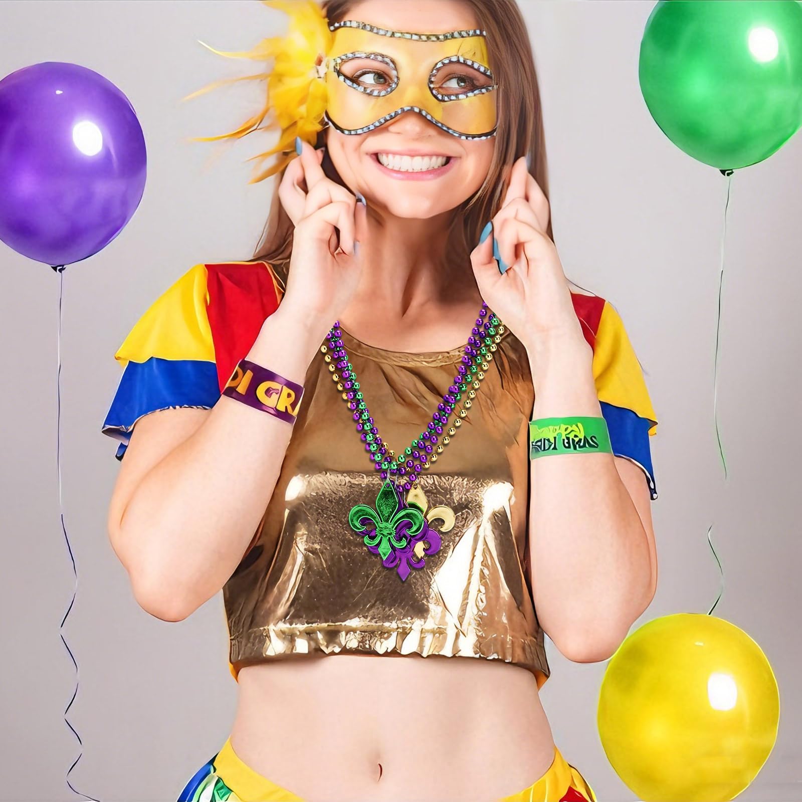 Bulk Mardi Gras Beads