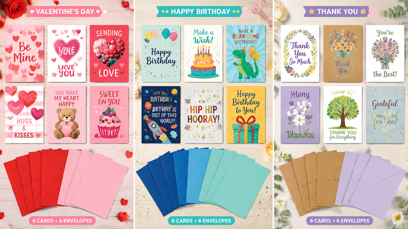 Custom Mother's Day greeting cards with floral designs and matching envelopes for wholesale supply