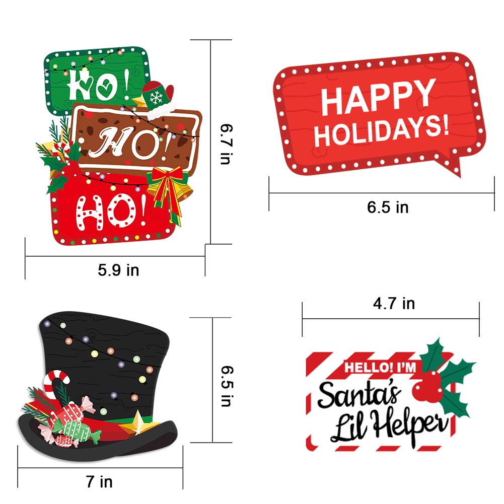 Christmas Photo Booth Props