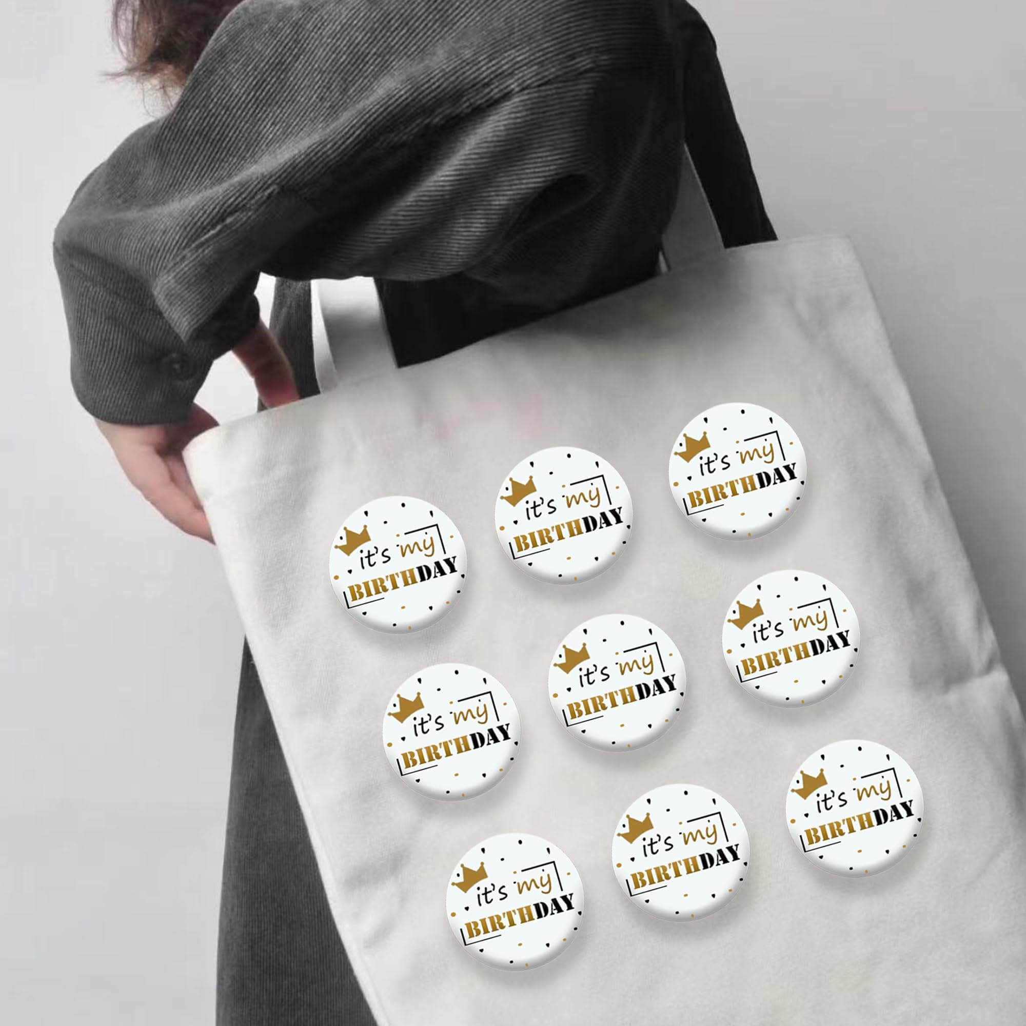 Custom Birthday Buttons