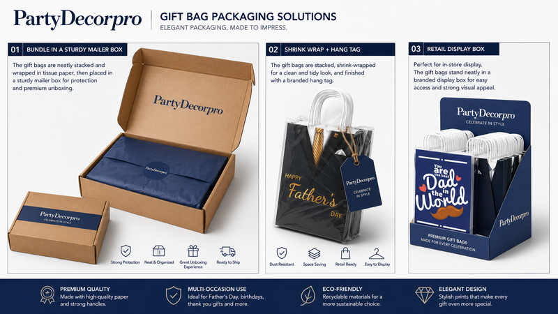 Custom Gift Bag Packaging Solutions, Premium and Neat