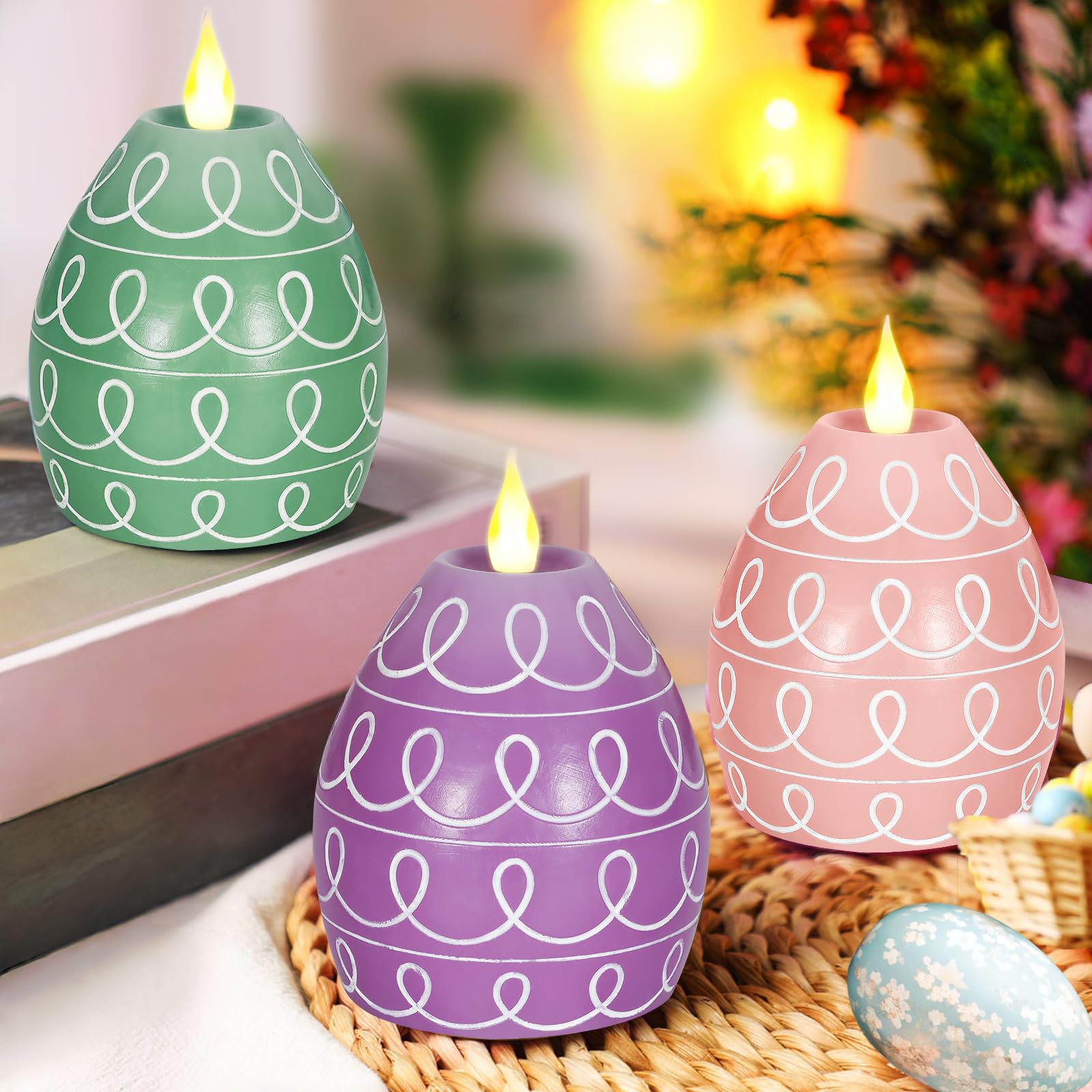 Easter Candle Decoration