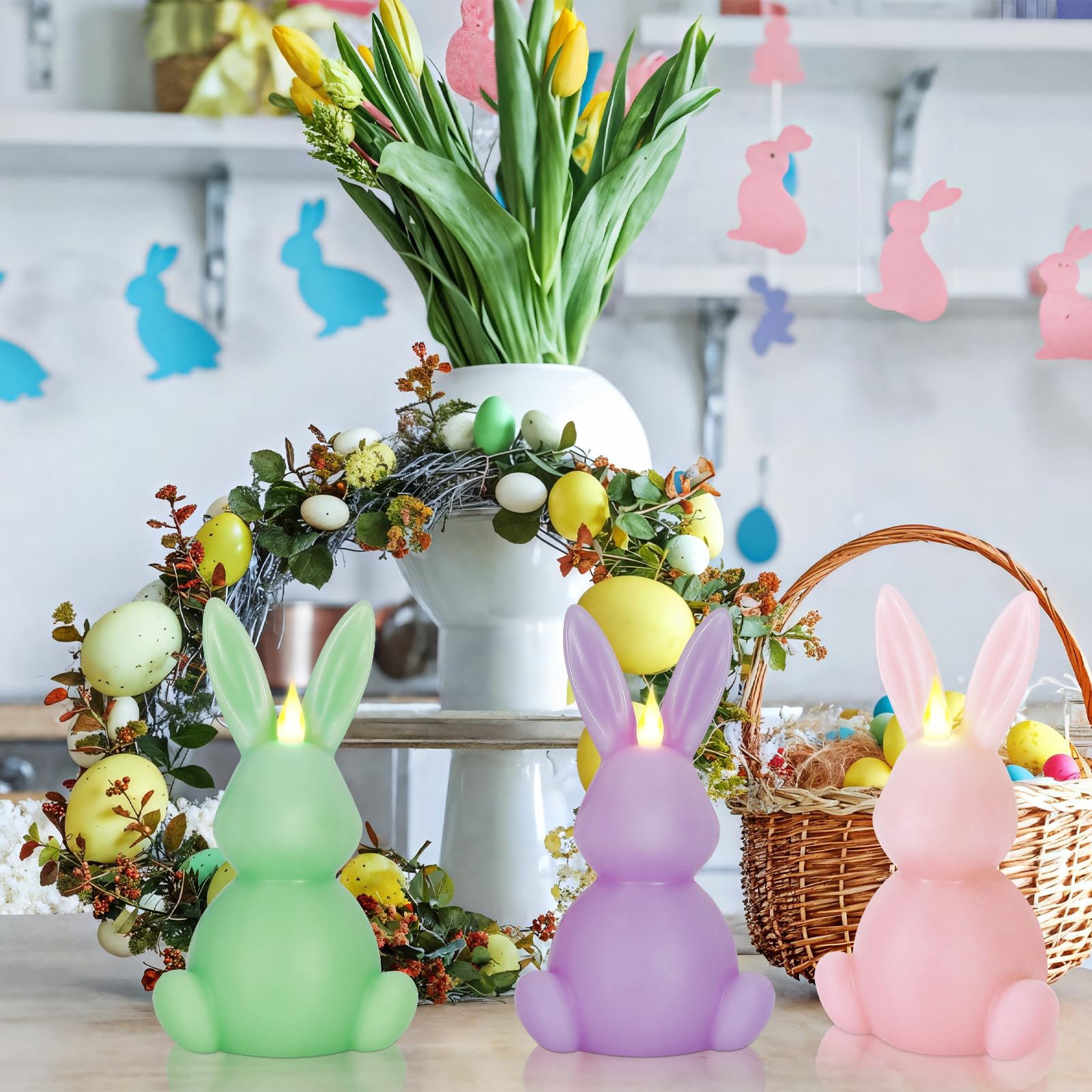 Easter Candle Decoration