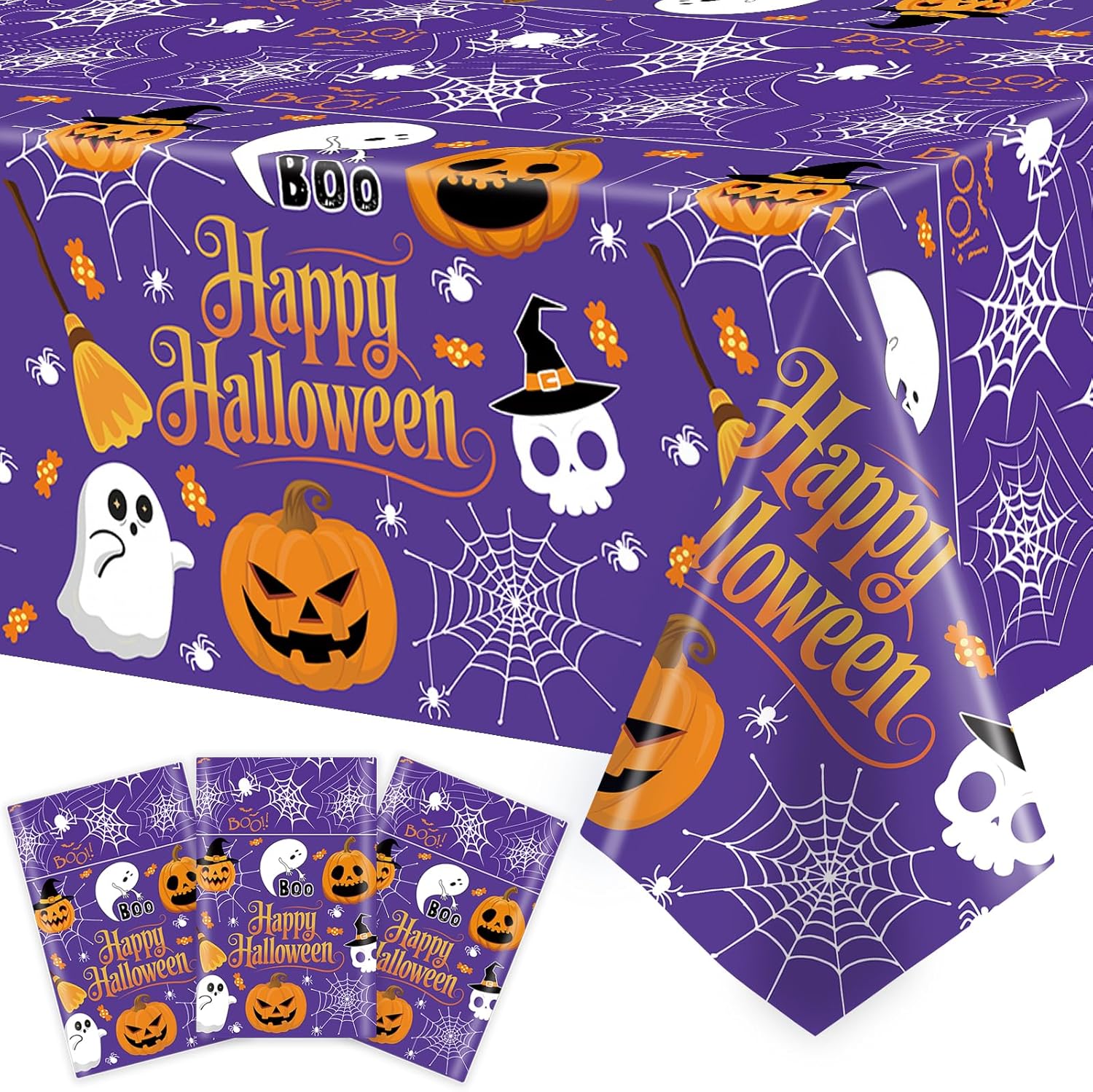 Halloween Plastic Tablecloths