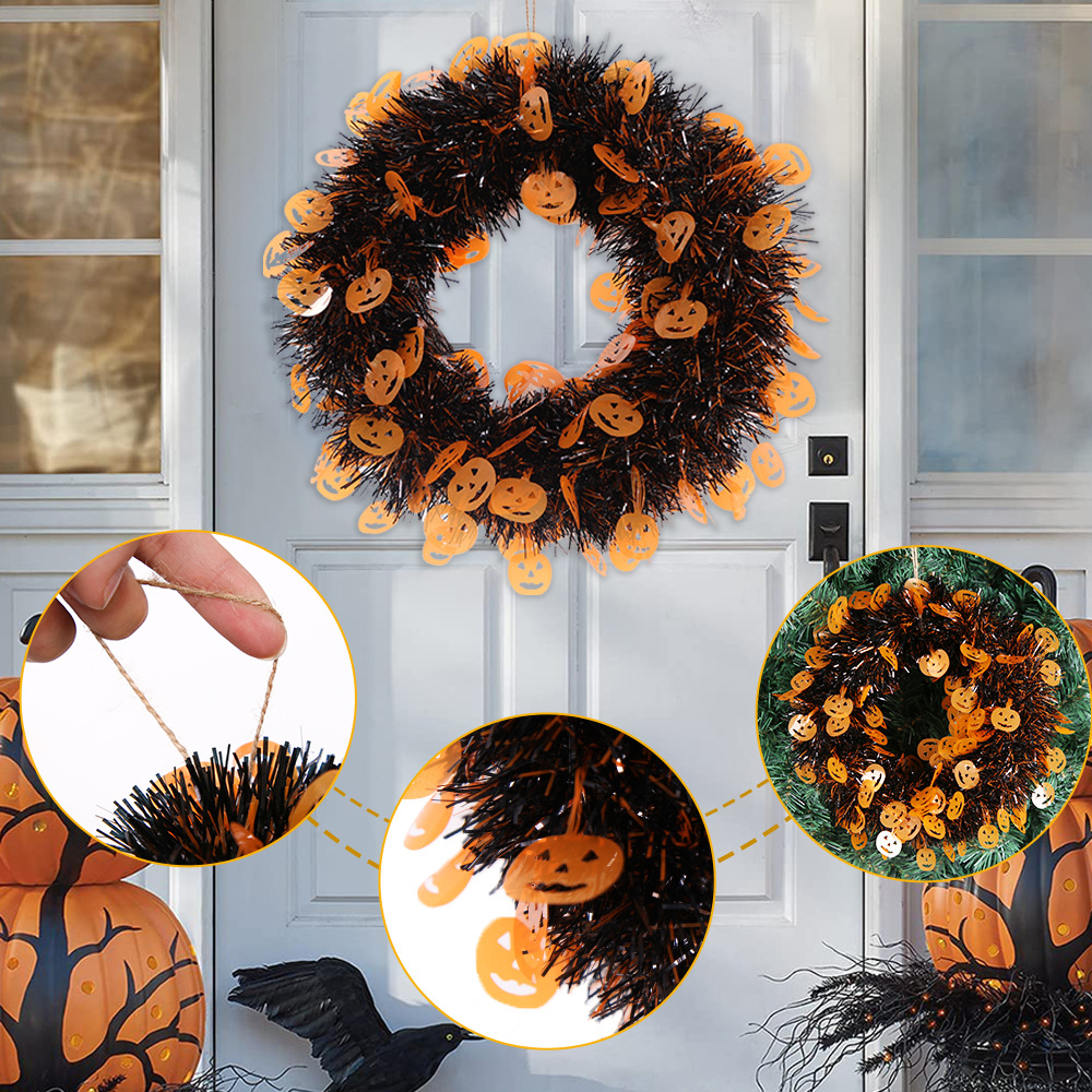 Halloween Tinsel Garland